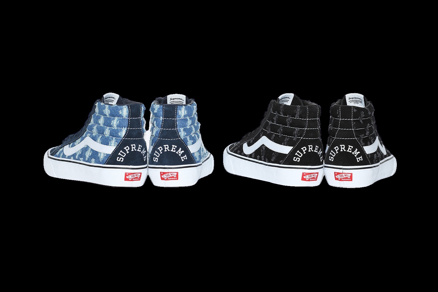 Supreme®/Vans® Hole Punch Denim Sk8-Hi Pro view 7